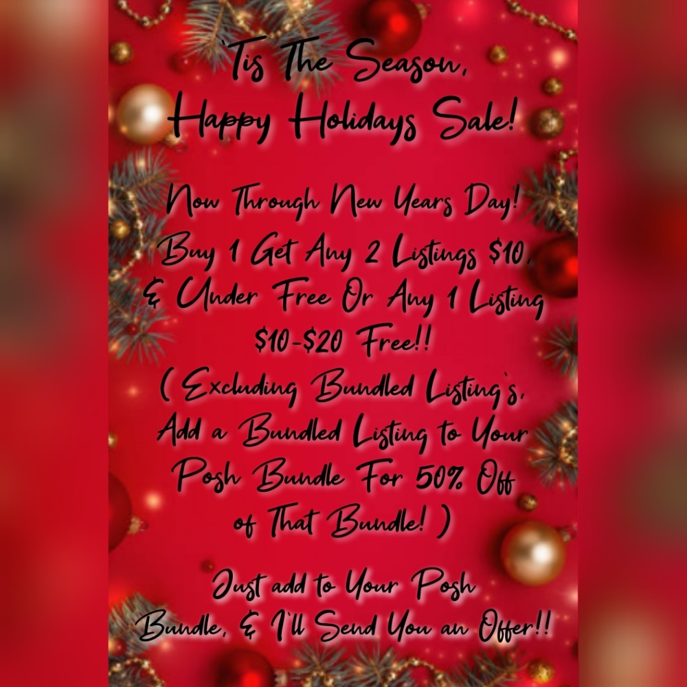 'Tis The Season, Happy Holidays Sale! Now Through New Years Day!